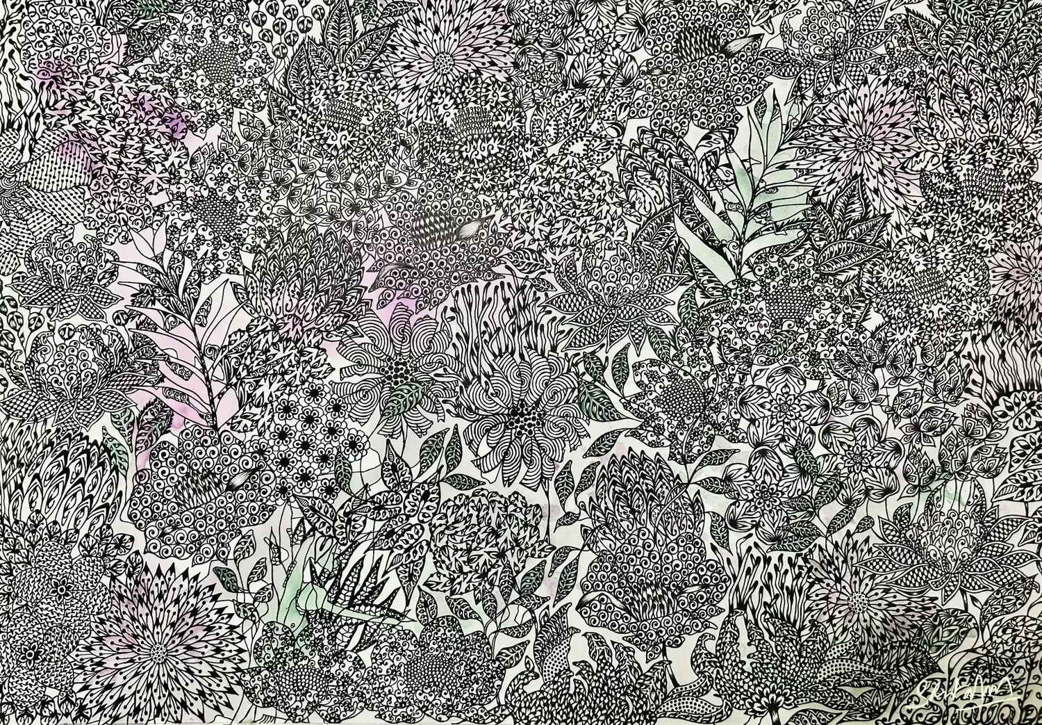 Allure Garden, artwork by Shatabdi Mandal