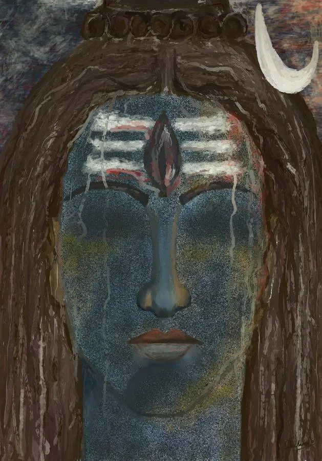 Chandramouli, artwork by Shatabdi Mandal