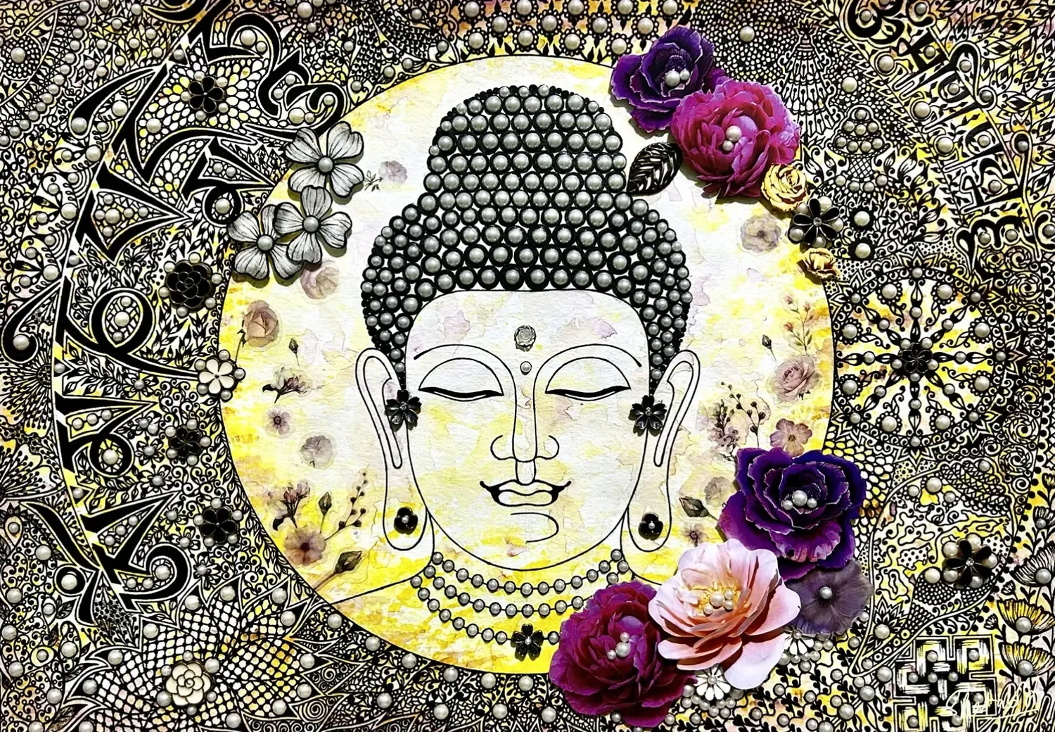 The Enlightened One, artwork by Shatabdi Mandal