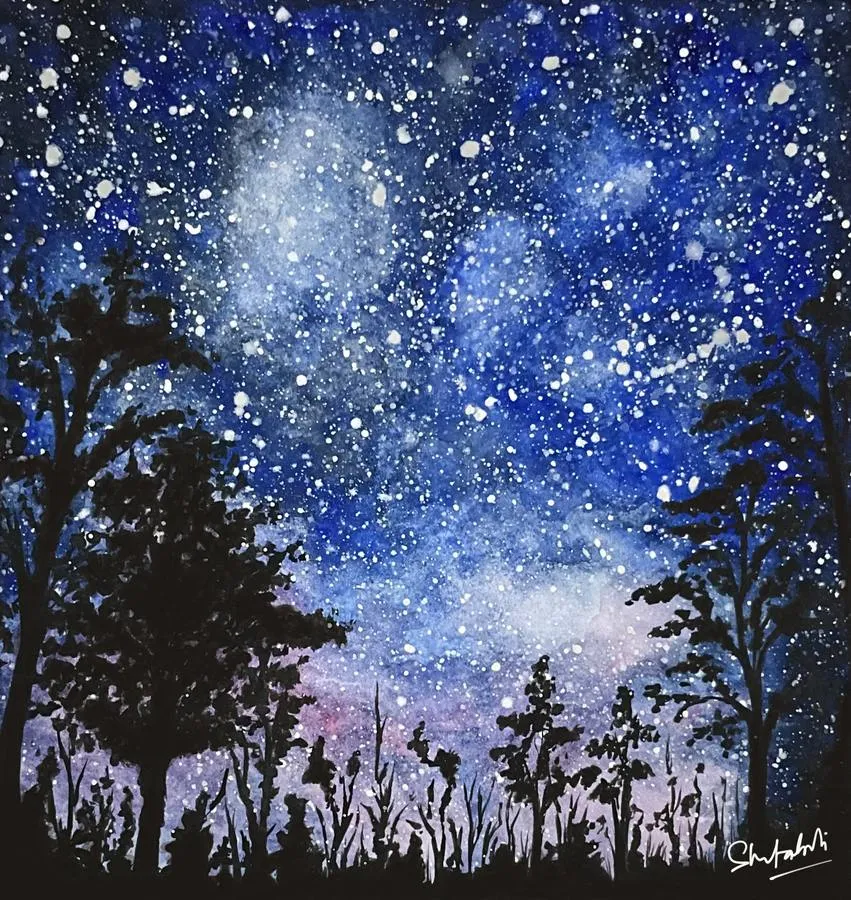 The Night, artwork by Shatabdi Mandal