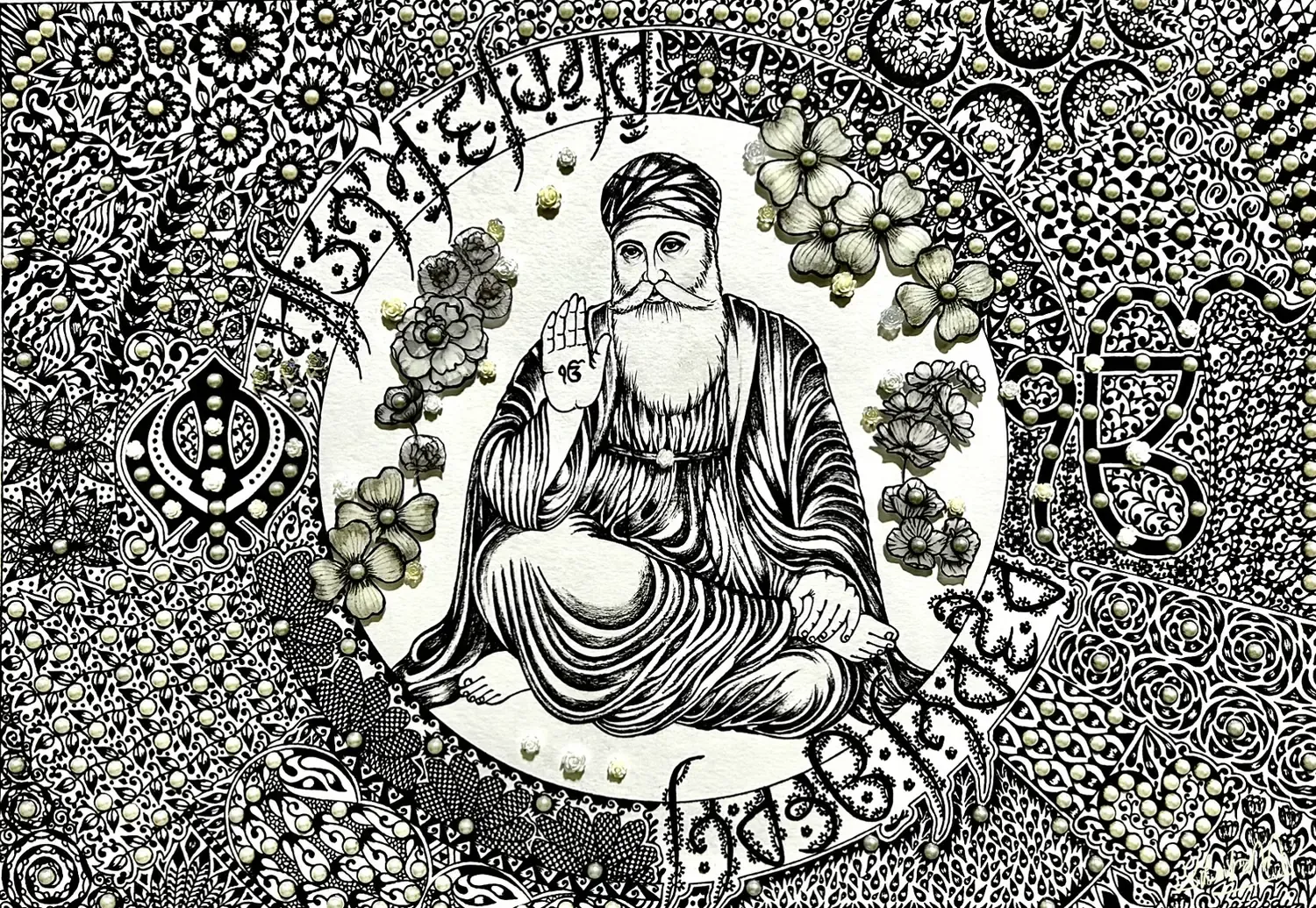 Waheguru, artwork by Shatabdi Mandal